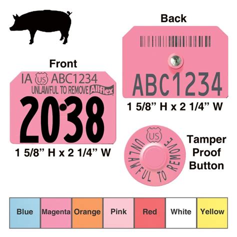 rfid swine tags qc supply|allflex pig tags.